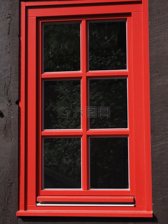 窗口,花格窗,玻璃