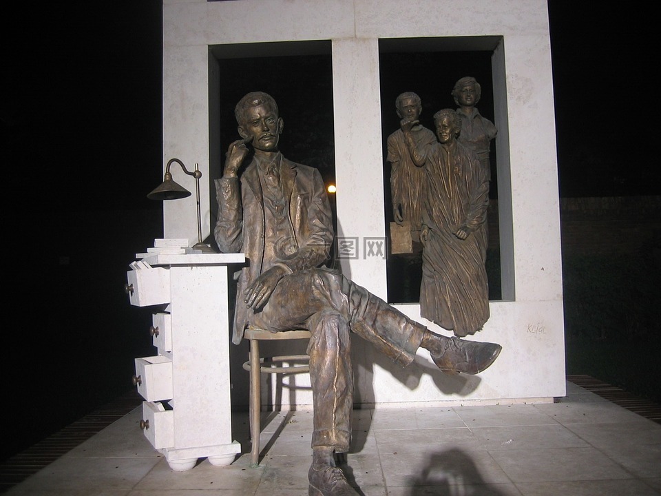 阿提拉 jószef,纪念碑,匈牙利