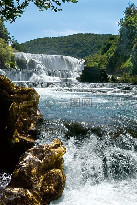 乌纳河,大瀑布,波斯尼亚