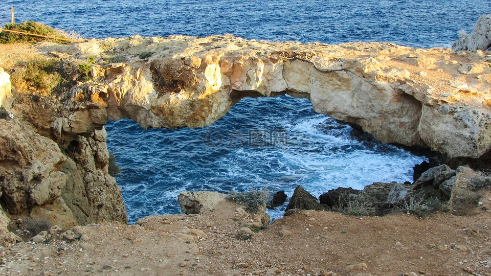 塞浦路斯,卡沃 greko,天然桥