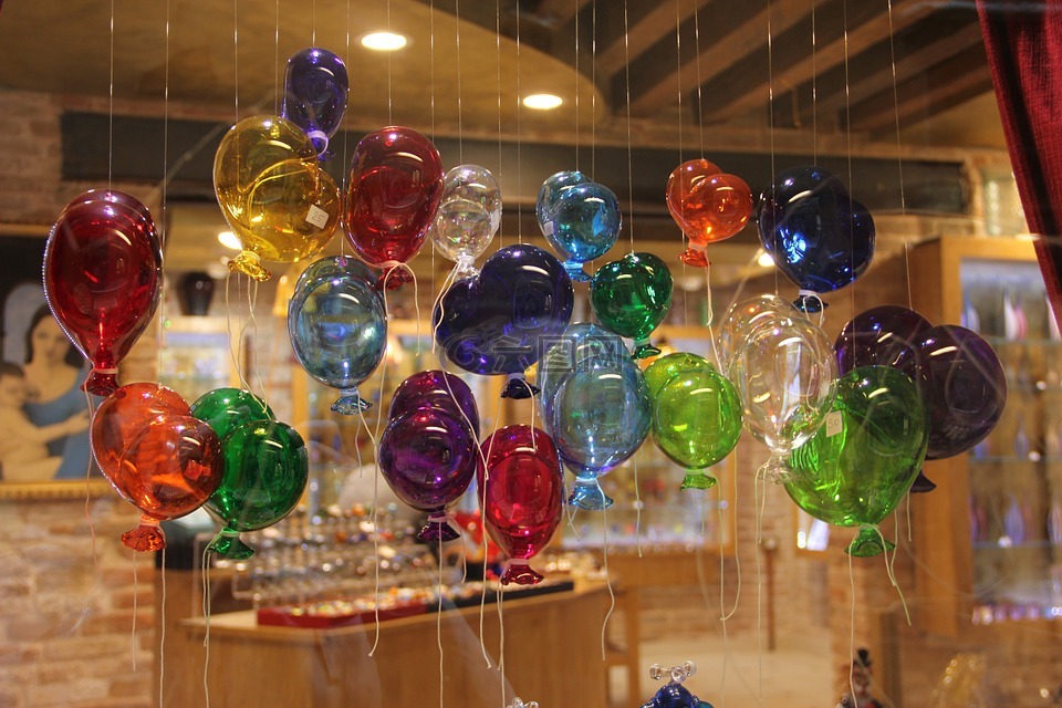 玻璃吹制,玻璃,气球