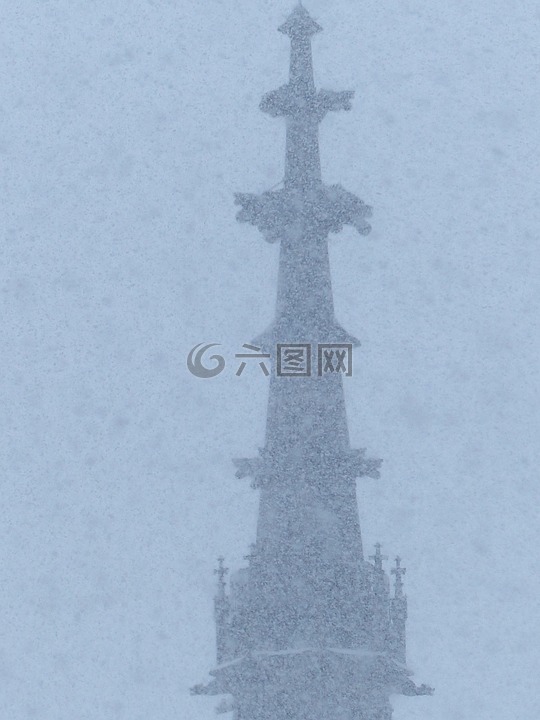 暴风雪,雪乱舞,雪花