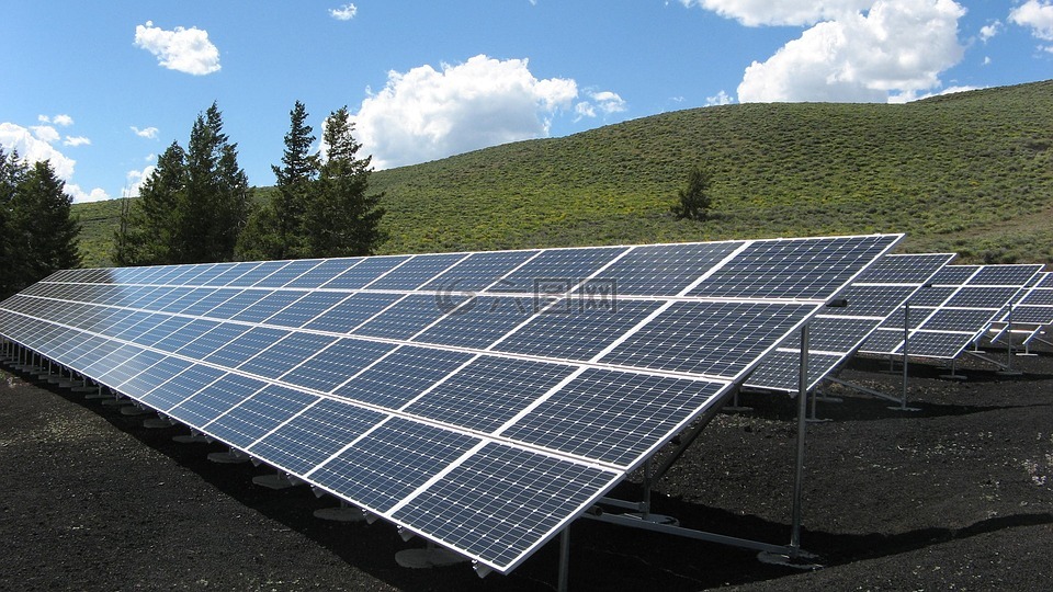 太阳能电池面板阵列,权力,太阳