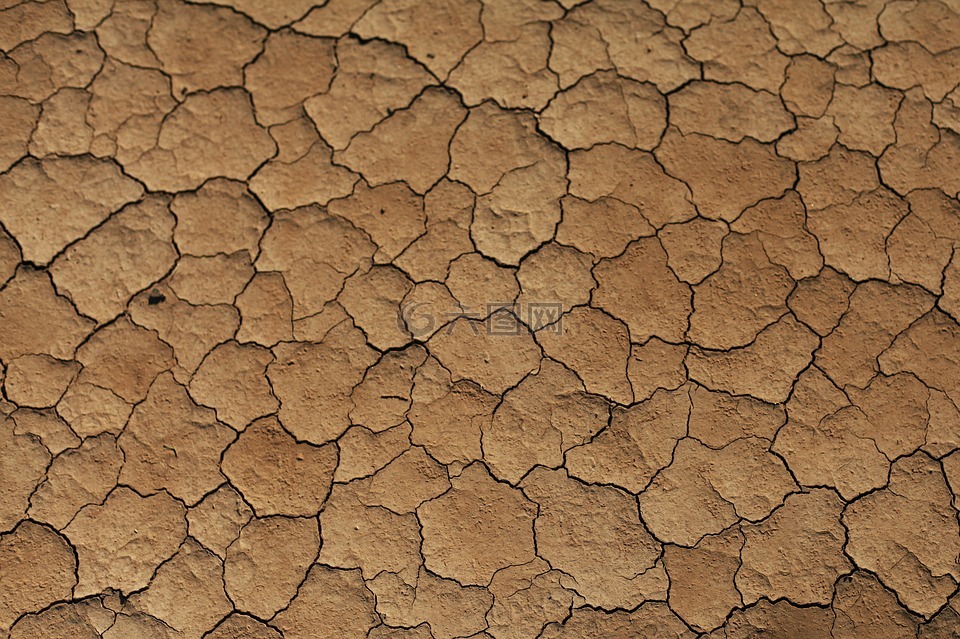沙,沙漠,石