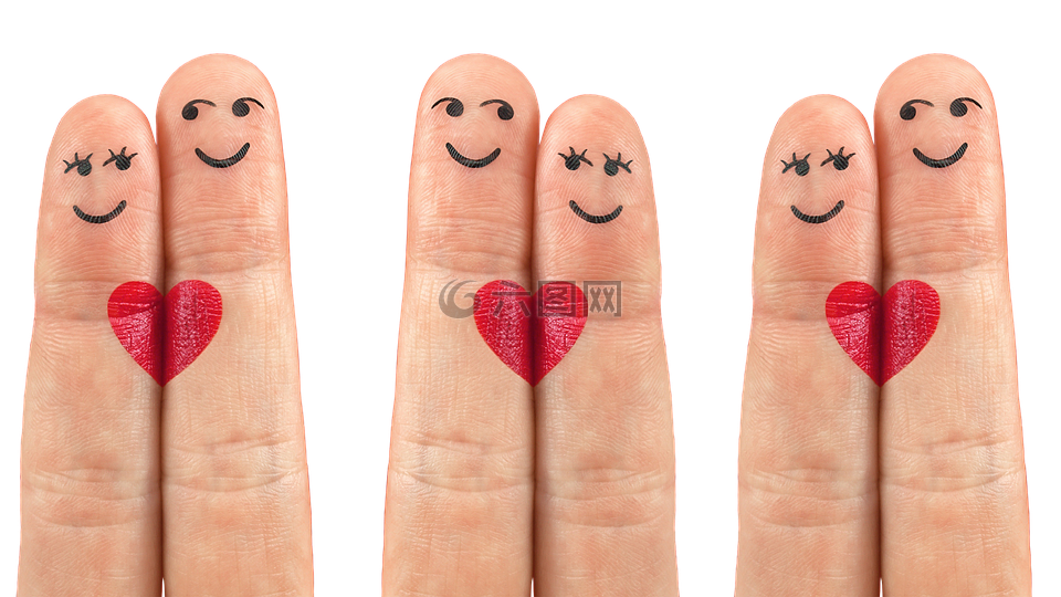 心脏,手指,爱情