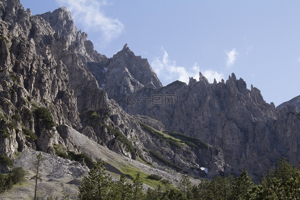 側,山,高山