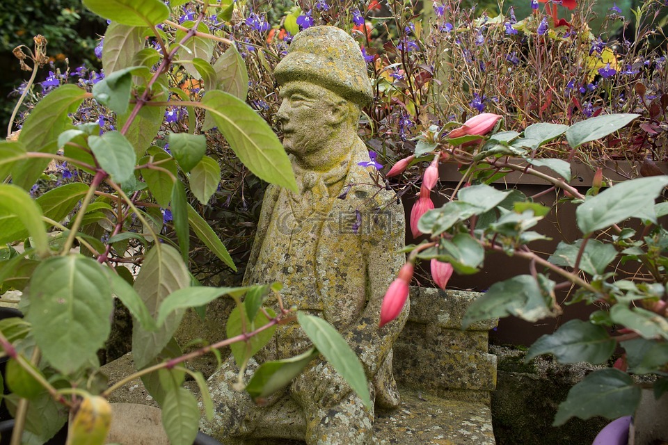 雕像,花园的雕像,园林装饰