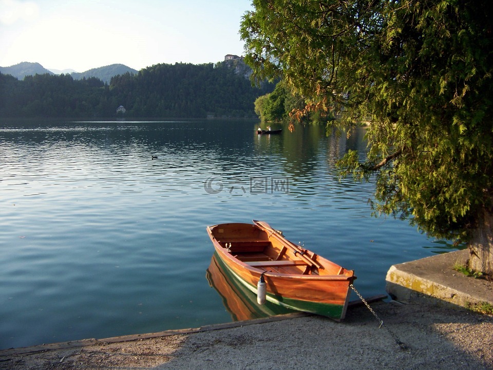 布莱德湖,karawanken,斯洛文尼亚