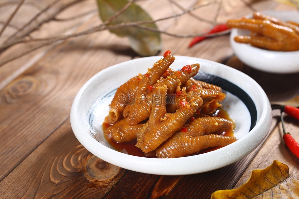 凤凰抓,鸡爪,辣