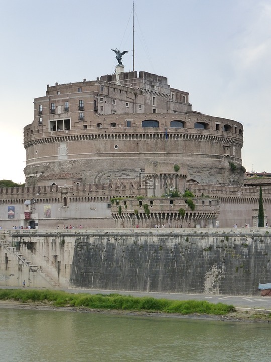 罗马,城堡,建筑物