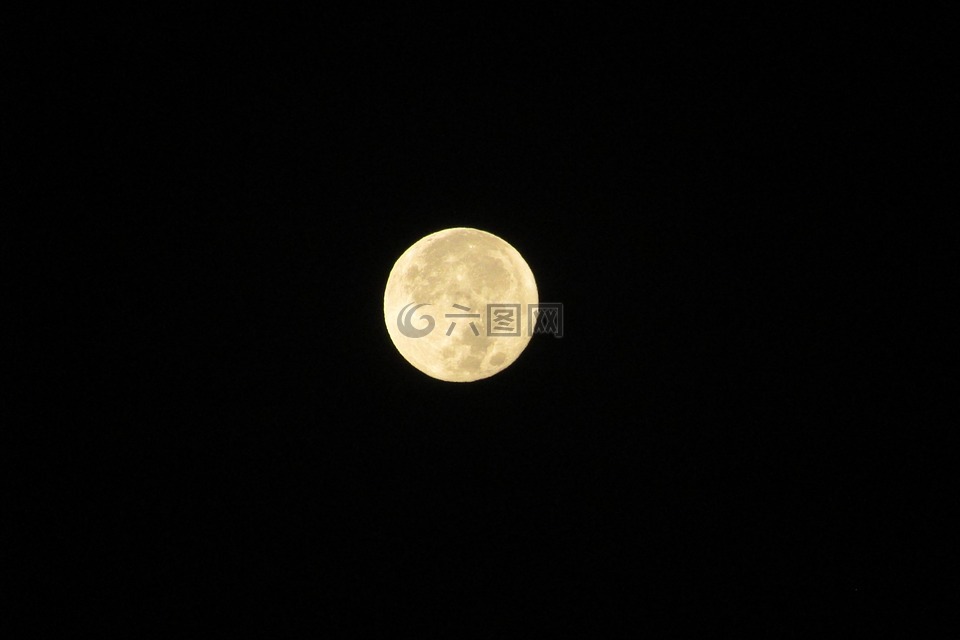 满月,月亮,nightsky 印度