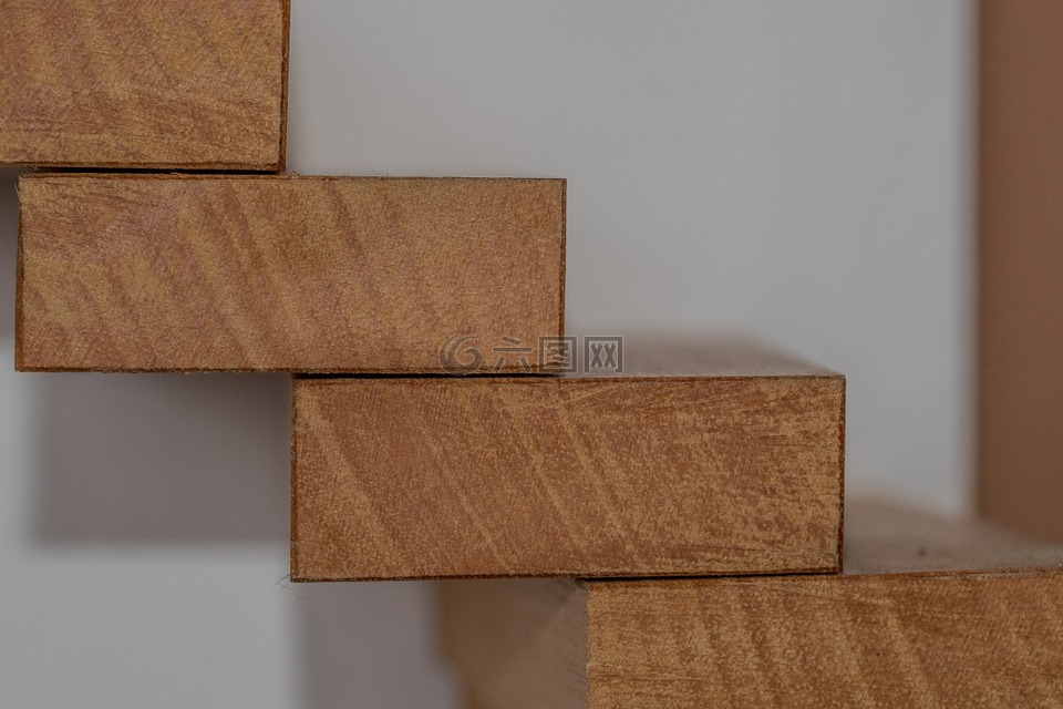 楼梯,木,木制积木