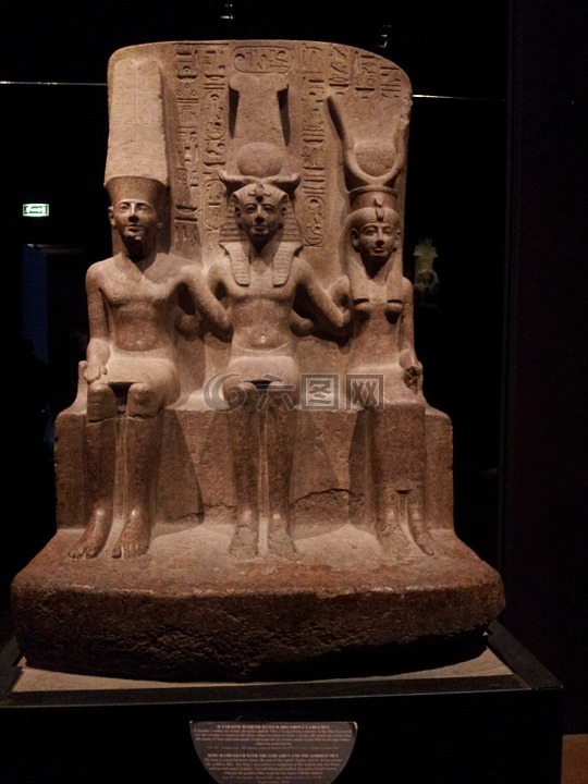 埃及博物馆,雕塑,上古