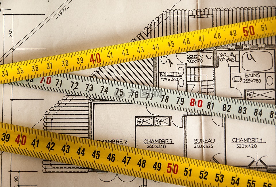 计划,建筑,测量