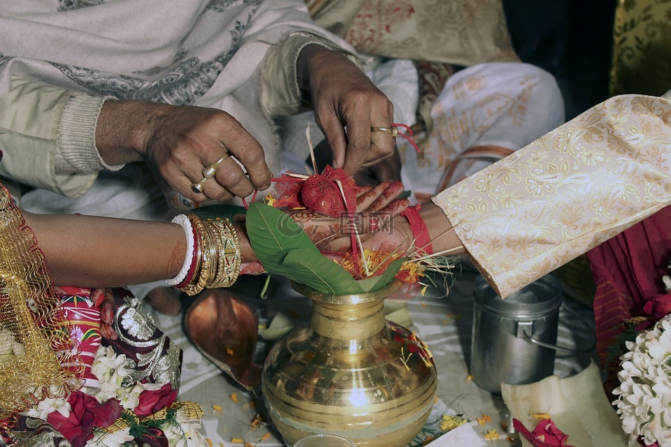 印度婚礼,一个印度婚礼宴,婚礼