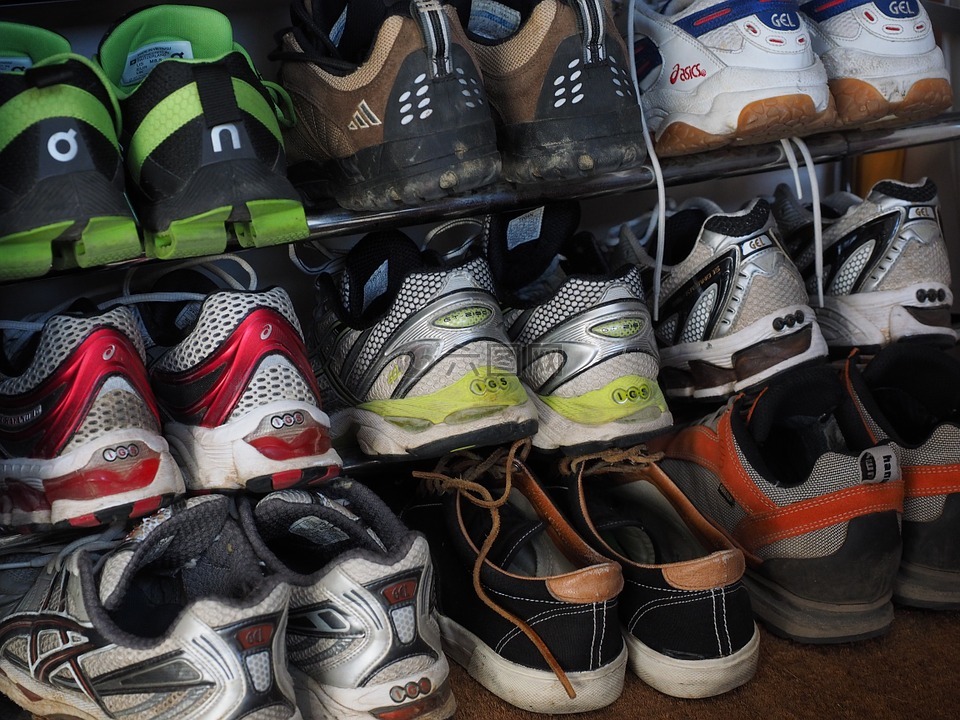 鞋,鞋柜,跑步鞋