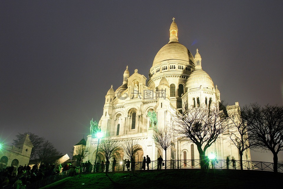 巴黎,圣心大教堂,教会