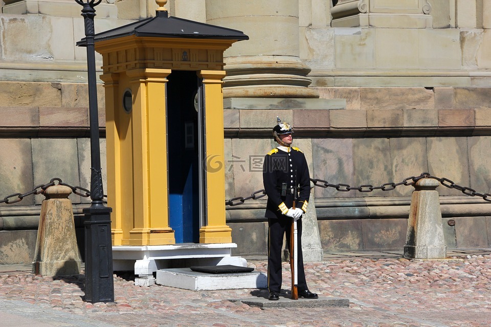 哨兵,斯德哥尔摩,王宫