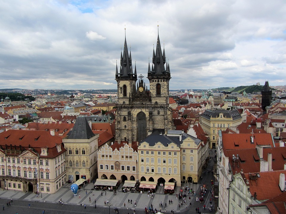 布拉格,捷克共和国,老城区
