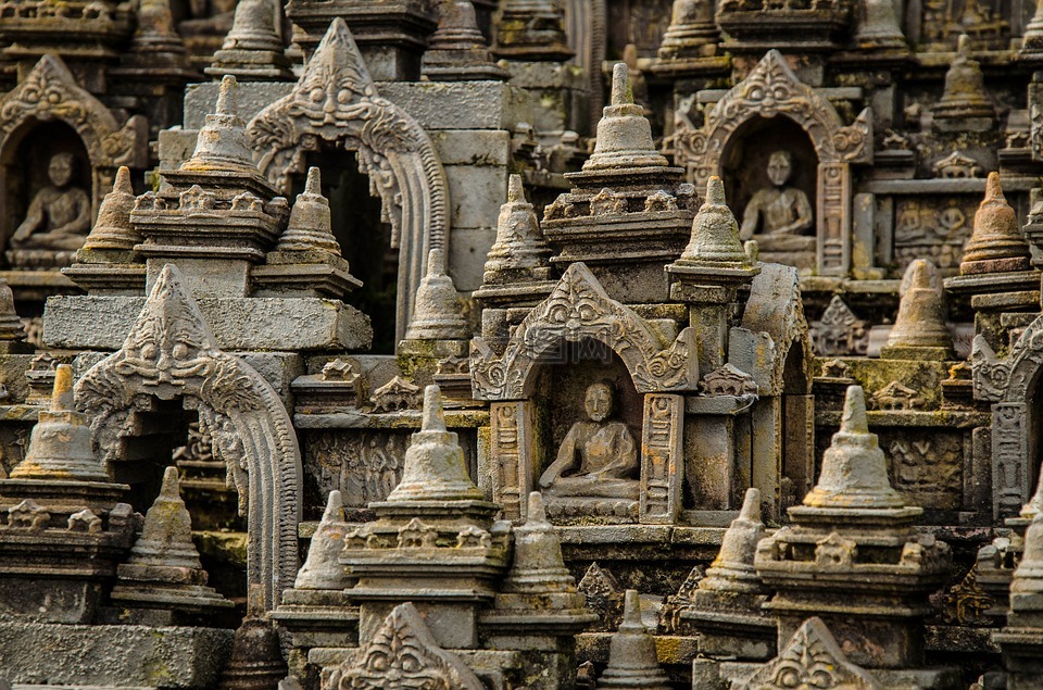 婆罗浮屠,庙,迷你