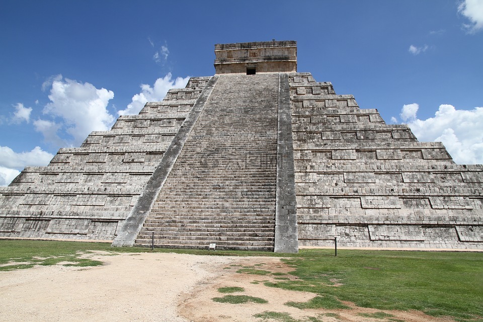 金字塔,墨西哥,废墟