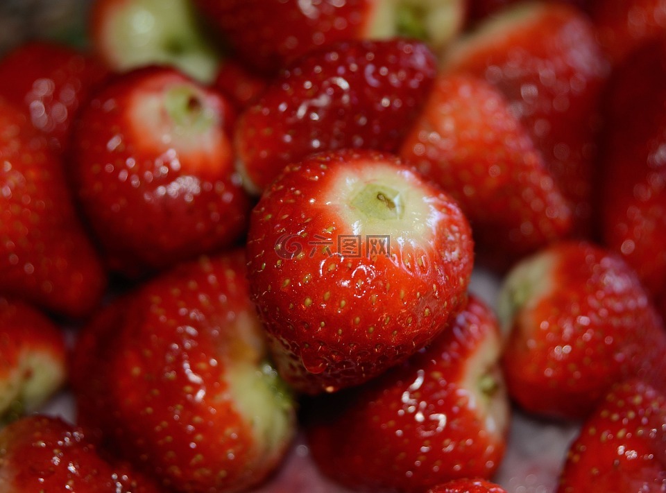 草莓,甜,水果