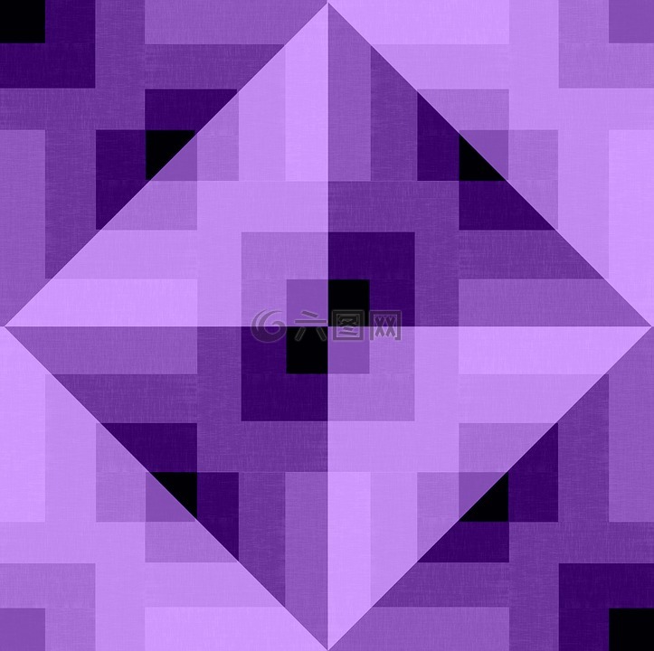 紫色,几何,棉花