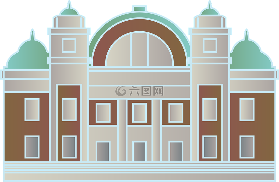 大阪市中央公会堂,中之岛,建筑