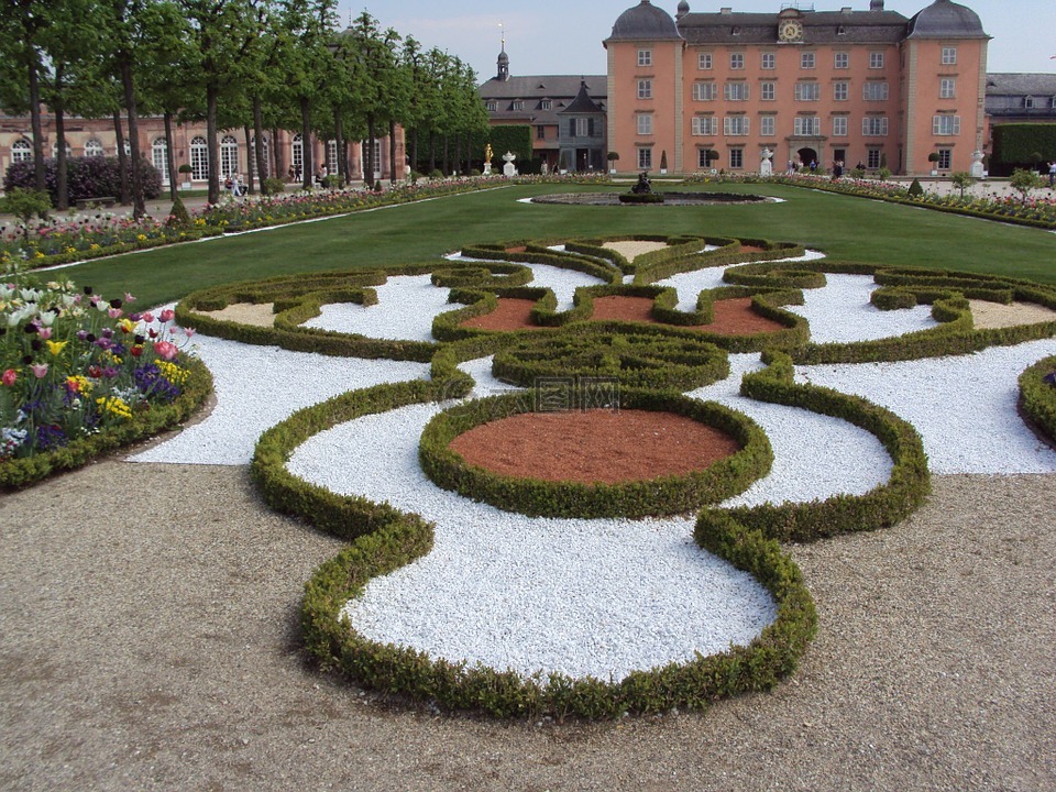 schwetzingen,城堡,花园