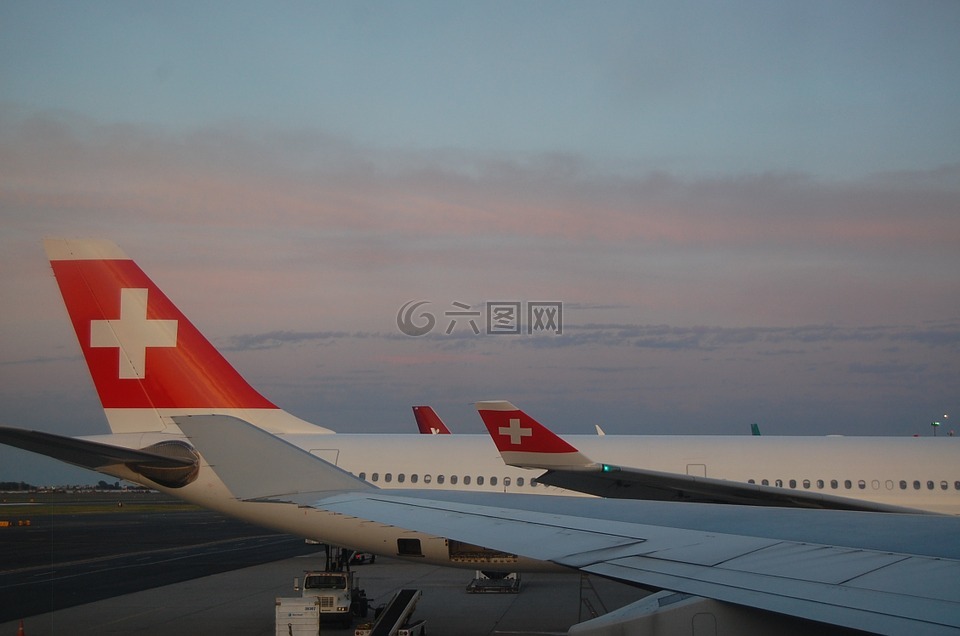 瑞士航空,飞机,瑞士