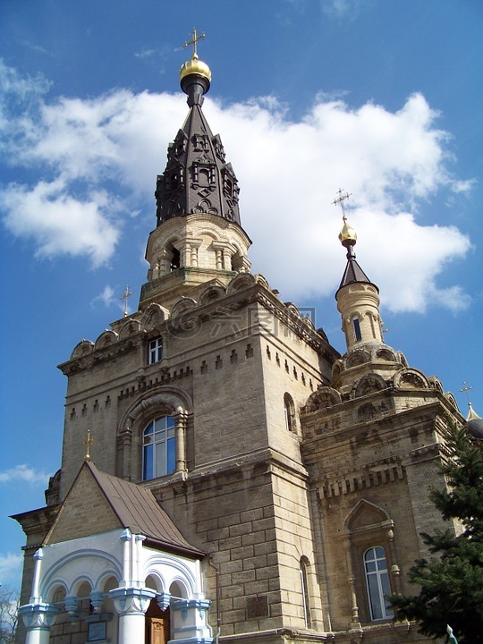 寺,尼古拉耶夫,教堂