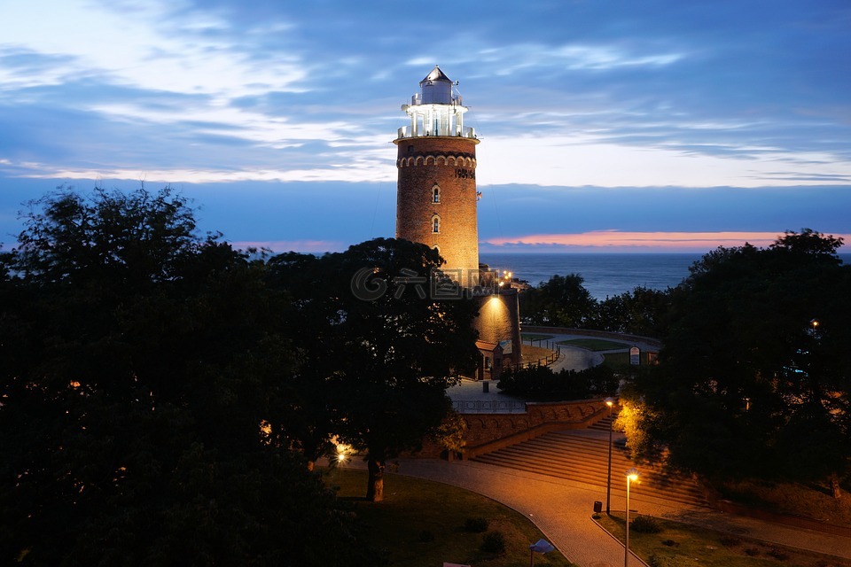 灯塔,卢尔德,波罗的海