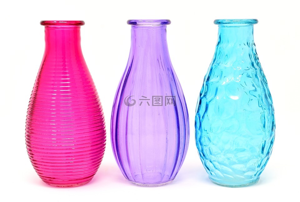 花瓶,颜色,玻璃