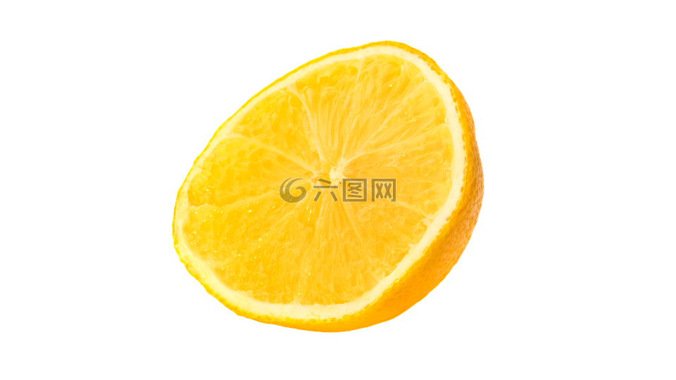 橙色,的一半,水果