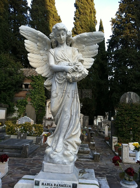 天使,坟场,巴洛克式