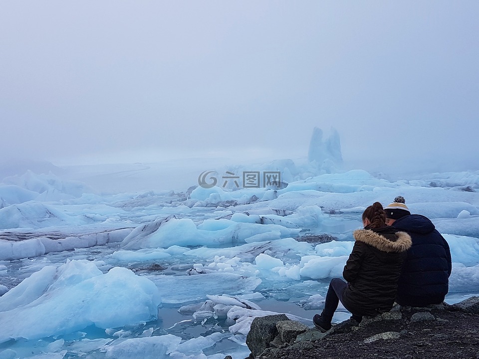 jokulsarlon,冰岛,爱