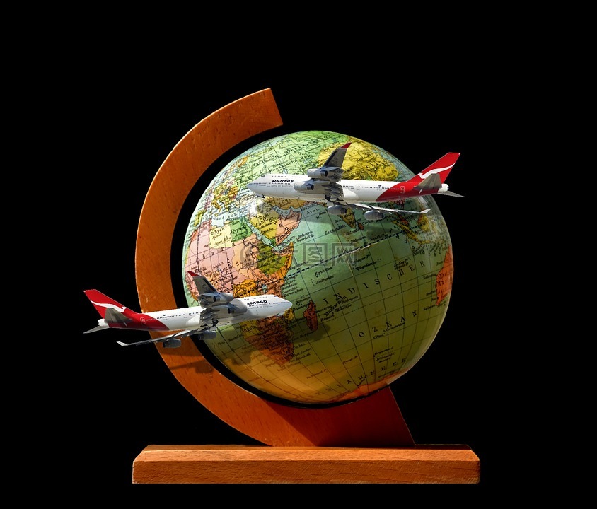 象征意义,世界各地的飞行,环游世界