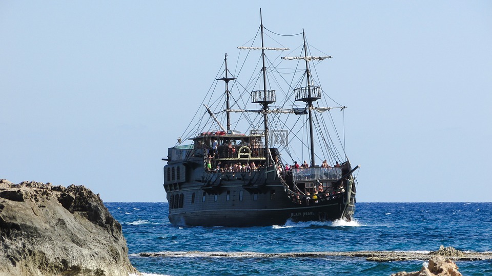 海盗船,黑色珍珠,帆船