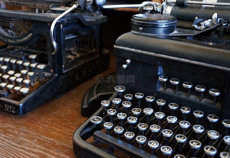 打字机,古色古香的打字机,酿酒