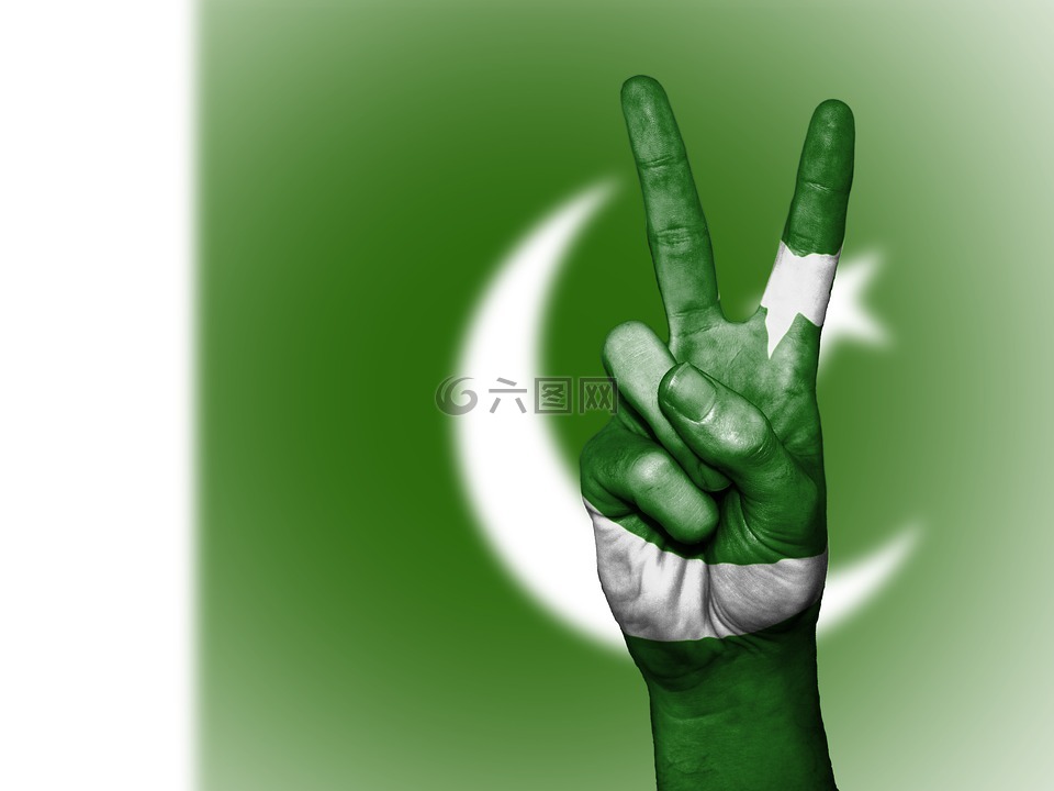 巴基斯坦,和平,手