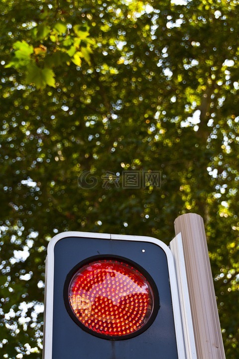 红光,交通,信号