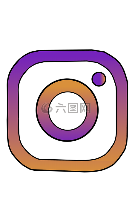 Instagram的 狂潮 图标高清图库素材免费下载 图片编号 六图网