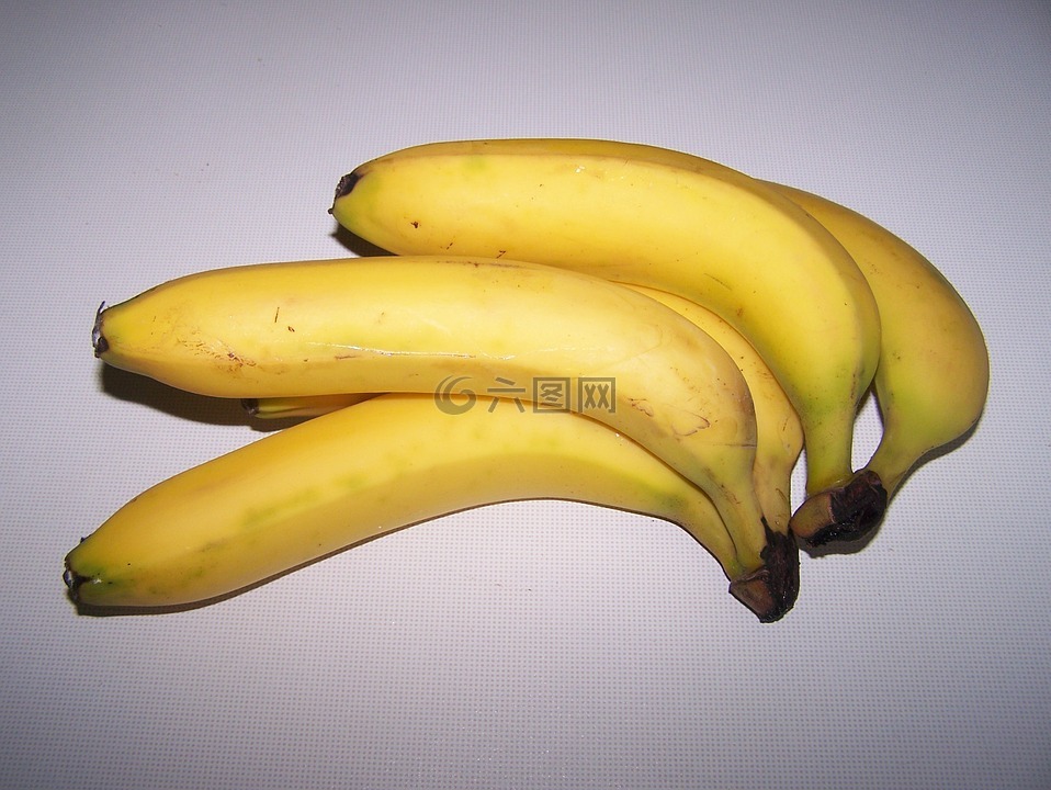 香蕉,黄色,成熟