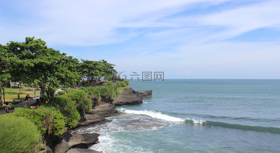 巴厘岛,海神庙,寺