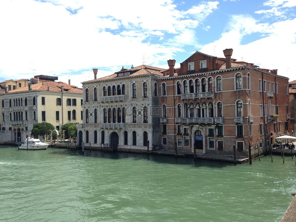威尼斯,渠道,水