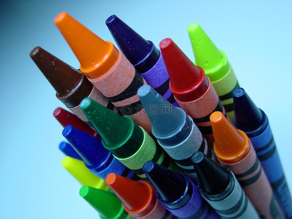 蜡笔,crayola,着色