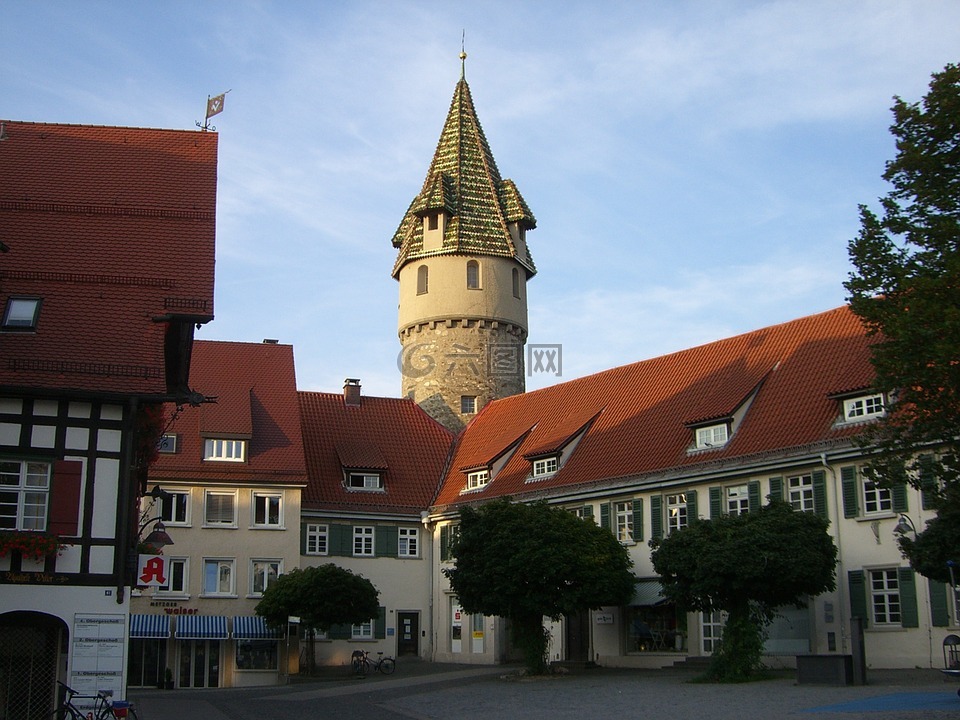 ravensburg,中世纪,塔