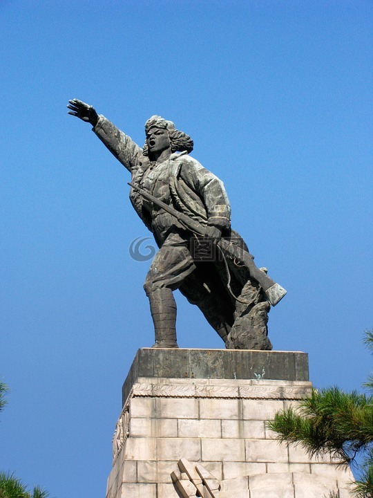 雕塑,纪念馆,辽沈战役纪念馆