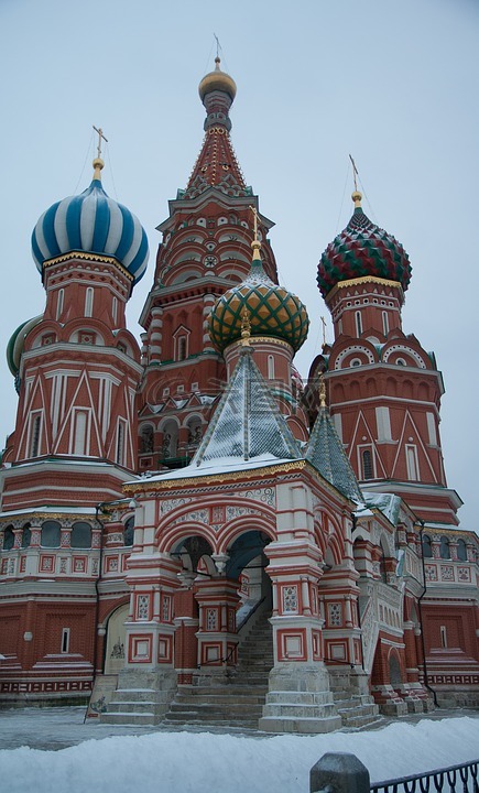 莫斯科,圣瓦西里大教堂,othodoxe