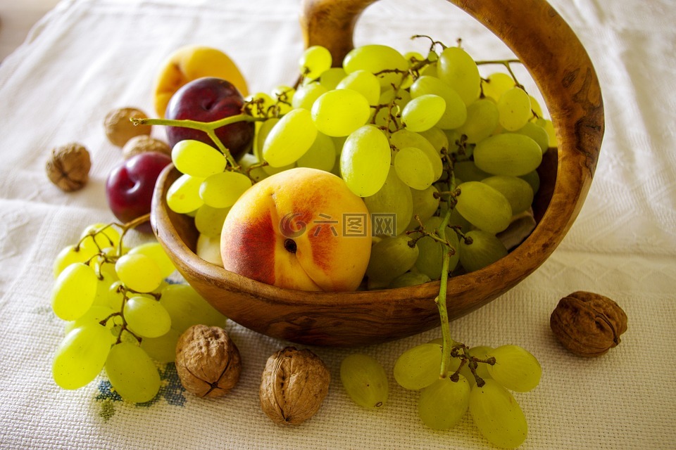 静物,水果,葡萄